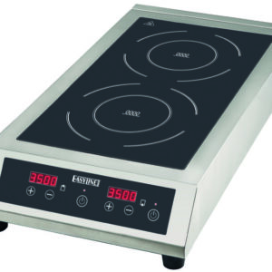 Piastra a Induzione Doppia 3500+3500 W Struttura Inox BT700D3