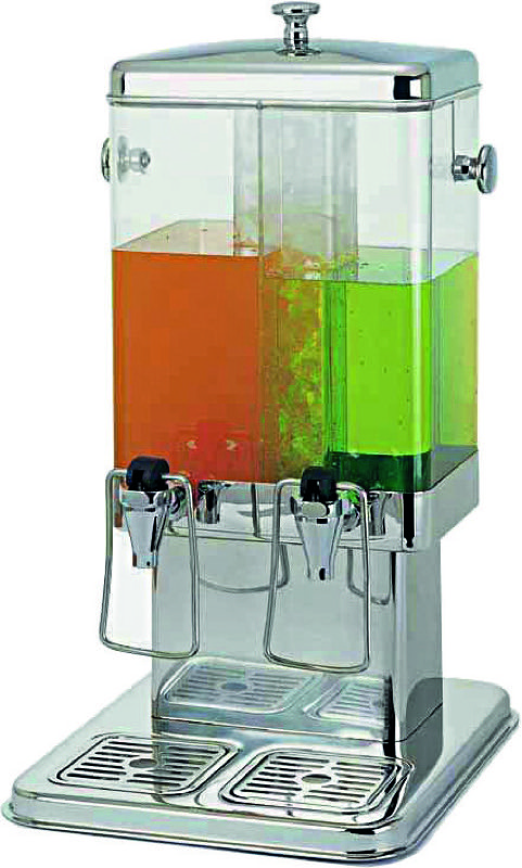 Distributore di Bevande Doppio con Contenitori Trasparenti 5+5 L DS10402
