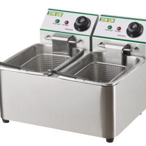 Friggitrice Elettrica Doppia Vasca 4+4 L FY44L - 1