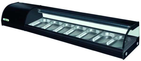 Vetrina Refrigerata per Sushi 7 Bacinelle GN 1/3 G-SSS1800
