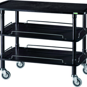 Carrello di Servizio in Legno 3 Piani con Freno CLP2003 - 4