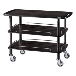 Carrello di Servizio in Legno 3 Piani con Freno CLP2003 - 5