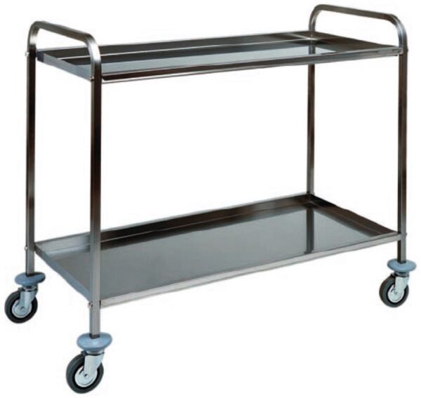 Carrello di Servizio Stampati 2 Piani 128x70 cm