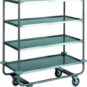 Carrello di Servizio Trasporto Pesante 4 Piani 110x60 cm - 3