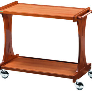 Carrello di Servizio in Legno 2 Piani con CL2001 - 5
