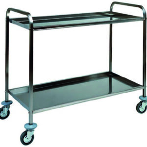 Carrello di Servizio Piegati 2 Piani 91x57 cm - 2