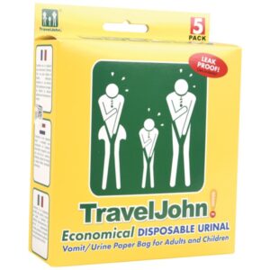 Traveljohn Busta Vomito Monouso WC Portatile 800 cc - 100 pezzi - 1