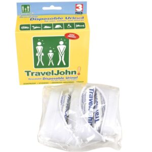 WC Portatile Monouso Traveljohn in Plastica 800 cc - 60 pezzi - 3