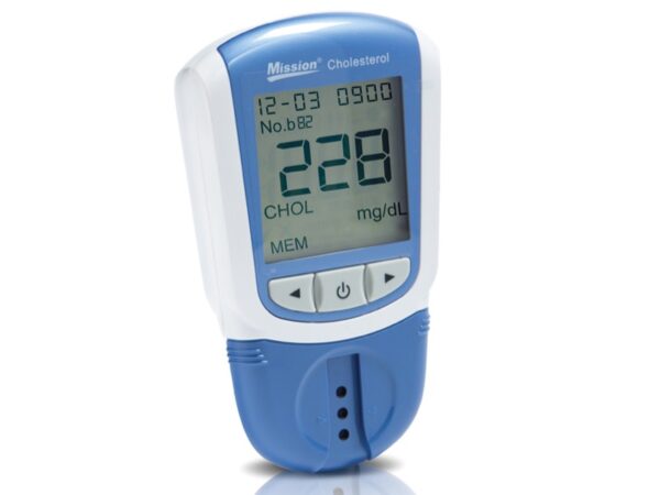 Analizzatore Colesterolo Mission 3 in 1 per Test Lipidi Completo CHOL HDL