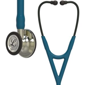 Stetoscopio Littmann Cardiology IV 6190 Blu Caraibi, Finitura Champagne - 69 cm - 2