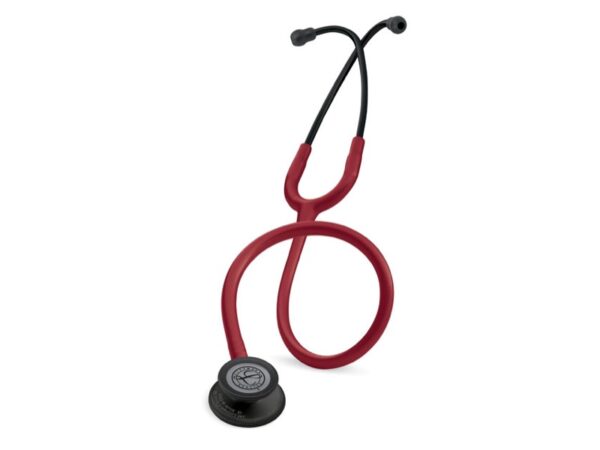 Stetoscopio Littmann Classic III 5868 Bordeaux, Finitura Nera - Special Edition