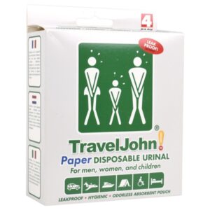 Traveljohn WC Portatile Monouso in Carta 800 cc - 80 pezzi - 1