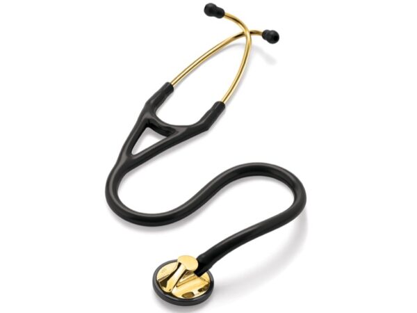 Littmann Master Cardiology Stetoscopio 2175 Nero Finitura Ottone 69 cm