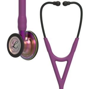 Littmann Cardiology IV Stetoscopio 6205 - 69 cm - Viola con Finitura Arcobaleno - 2