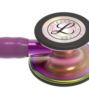 Littmann Cardiology IV Stetoscopio 6205 - 69 cm - Viola con Finitura Arcobaleno - 3