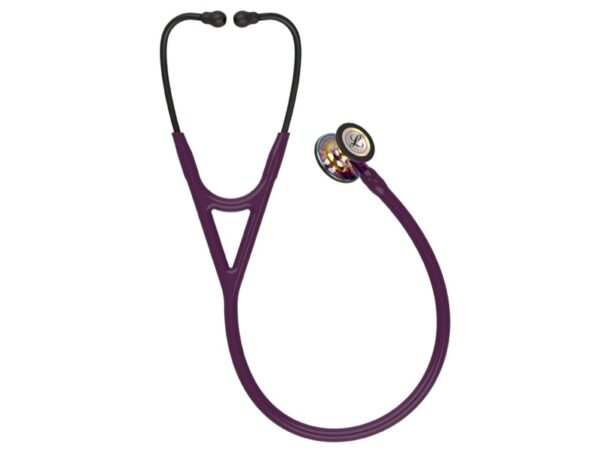 Stetoscopio Littmann Cardiology IV 6239 Prugna, Arcobaleno, Connettore Viola