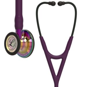 Stetoscopio Littmann Cardiology IV 6239 Prugna, Arcobaleno, Connettore Viola - 2