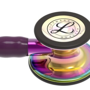 Stetoscopio Littmann Cardiology IV 6239 Prugna, Arcobaleno, Connettore Viola - 3