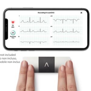 Omron KardiaMobile KM-6L-E Elettrocardiografo Portatile a 6 Derivazioni con App - 2
