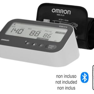 Omron Misuratore di Pressione Digitale M4 Connect AFIB HEM-7196T1-FLE - 2 pezzi