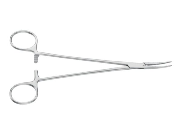 Aesculap Pinza Emostatica Halsted Curva Punte Smusse 18,5 cm BH203R - 3 pezzi