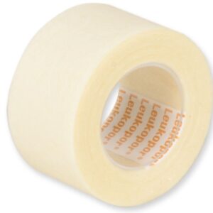 Nastro Adesivo Leukopor in TNT 9,2 m x 25 mm per Pelli Sensibili - 72 pezzi - 2