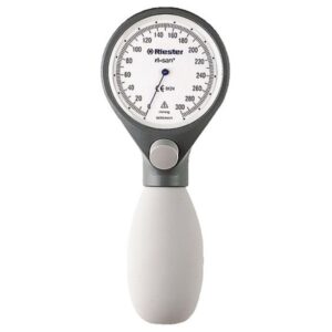 Riester Sfigmomanometro Ri-San Grigio Ardesia con Valvola a Pulsante - 3 pezzi - 2