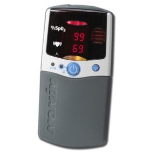 Nonin Pulsossimetro Palm Sat 2500A con Sonda Adulti Riutilizzabile e Allarme
