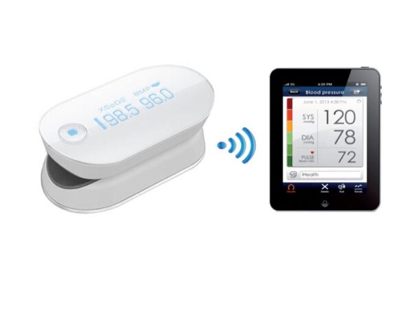 iHealth Pulsossimetro Wireless Air per SpO2 e Frequenza Cardiaca - 2 pezzi