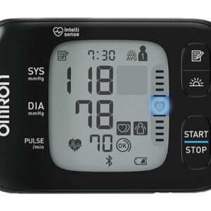 Omron RS7 Intelli IT Misuratore di Pressione da Polso HEM-6232T-E - 2 pezzi - 2