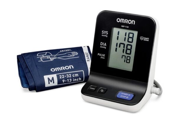 Omron Misuratore di Pressione HBP-1120-E con Rilevamento Polso Irregolare