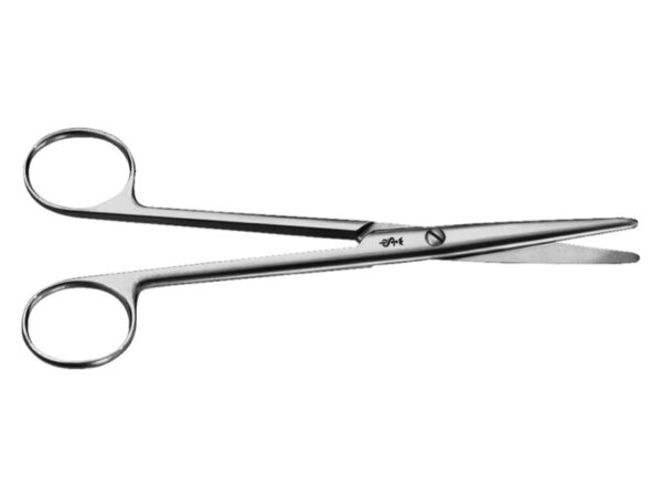 Aesculap Forbici Mayo Rette - Punte Smusse - 16,5 cm - BC584R - 3 pezzi