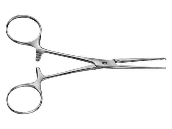 Aesculap Pinza Emostatica Kocher Retta - Denti 1x2 - 14 cm - BH614R - 3 pezzi