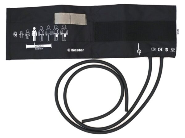 Riester Bracciale per Sfigmomanometro a 2 Tubi Adulto Small Latex Free - 8 pezzi
