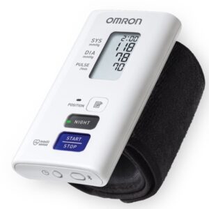 Omron Misuratore di Pressione da Polso Nightview HEM-9601T-E3 con Bluetooth - 1