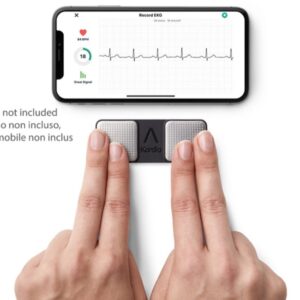Omron KardiaMobile Elettrocardiografo Portatile 1 Derivazione KM-1L-E - 2 pezzi - 2
