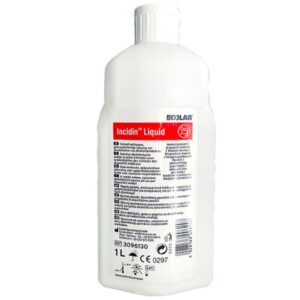 Ecolab Incidin Disinfettante Superfici a Base Alcol, Bottiglia 1 Litro - 15 pz - 1