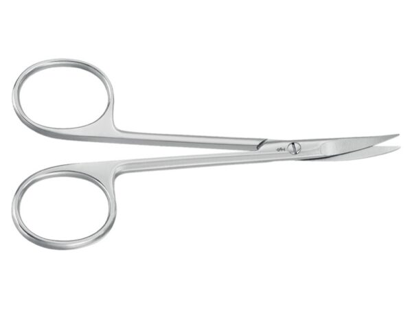 Aesculap Forbici Iridectomia e Legature Curve Punte Acute 11 cm BC111R - 2 pz
