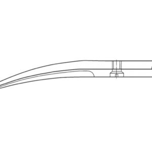 Aesculap Forbici Iridectomia e Legature Curve Punte Acute 11 cm BC111R - 2 pz - 3