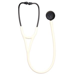 Stetoscopio Littmann Cardiology IV 6186C Alabastro, Finitura e Connettore Nero - 1