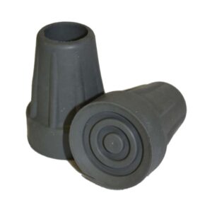 Puntale Gomma PVC per Stampelle diam. Int. 19 mm Grigio, per 43100-2 - 80 pz