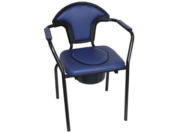 Sedia Comoda Comfort con Seduta Imbottita Removibile Blu - 2 pezzi