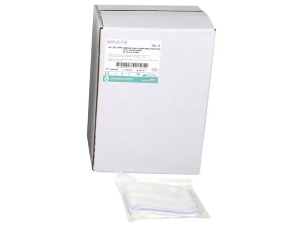 Compresse di Garza Sterili 10x10 cm in Cotone X-Ray 17 fili/cm - 750 pezzi