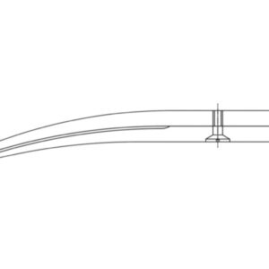 Aesculap Forbici Mayo Sottili Durotip in CT Curve Punte Smusse 17 cm BC243R - 3