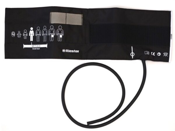 Riester Bracciale per Sfigmomanometro 1 Tubo Adulto Small Latex Free - 8 pezzi