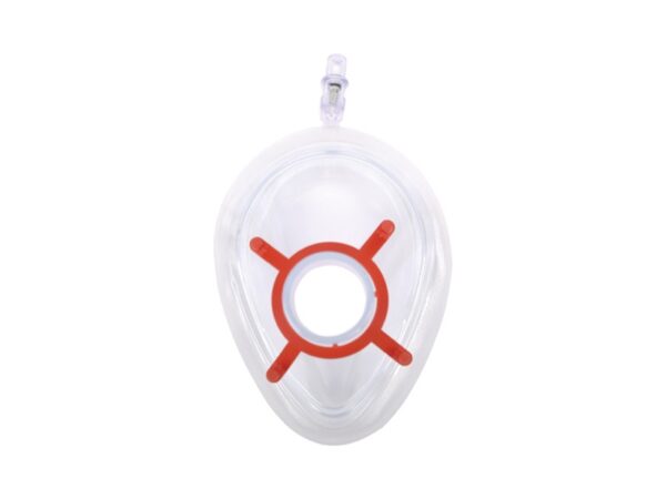 Mascherina Monouso con Cuscino Gonfiabile N. 3 Bambino Large Rossa Latex Free -