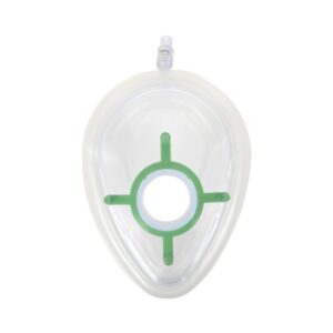 Mascherina Monouso con Cuscino Gonfiabile N. 4 Adulto Verde Latex Free - 50 pz - 1