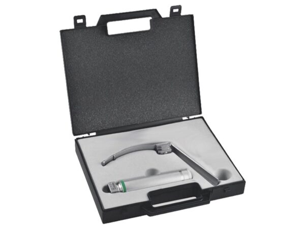 Set Laringoscopio F.O. LED Maxlite Flexi con Manico Ricaricabile - 1 Lama Mc-Int