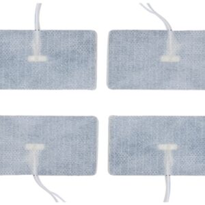 Elettrodi Pregellati Monouso con Cavo 45x80 mm Latex Free - 80 pezzi - 1