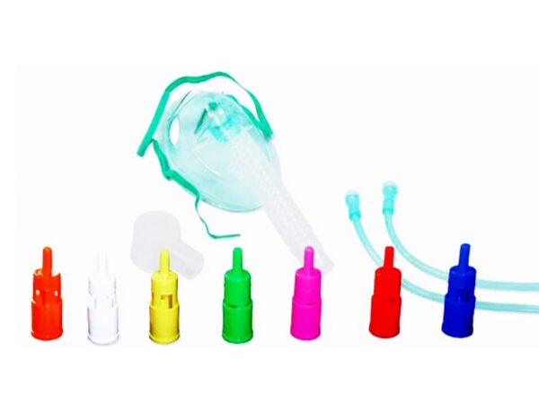 Mascherina Venturi Concentrazione Variabile Adulti Monouso Latex Free - 100 pz